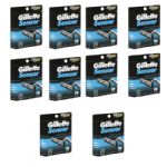 Gillette Sensor Blade Cartridges for Men, 100 Refills